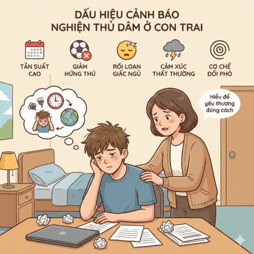 Dấu hiệu nghiện thủ dâm ở con trai tuổi dậy thì - Những dấu hiệu cảnh báo nghiện thủ dâm ở con trai tuổi dậy thì