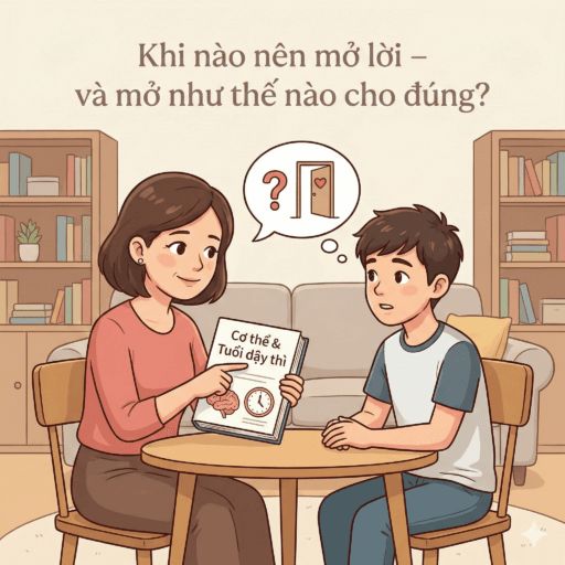 Mộng tinh ở tuổi dậy thì - Khi nào nên mở lời và mở như thế nào cho đúng?