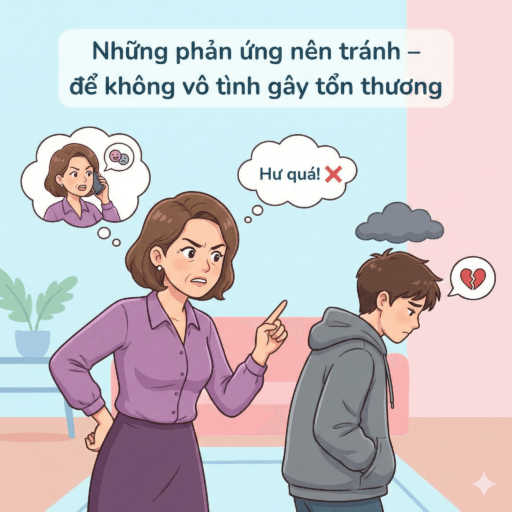 Con trai “chào cờ” buổi sáng - Những phản ứng nên tránh để không vô tình gây tổn thương