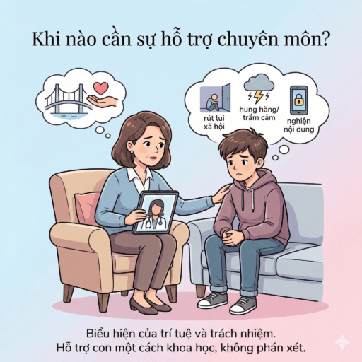 Mẹ đơn thân nuôi con trai tuổi dậy thì - Khi nào cần sự hỗ trợ chuyên môn?
