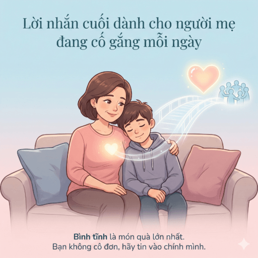Mẹ đơn thân nuôi con trai tuổi dậy thì - Lời nhắn cuối dành cho người mẹ đang cố gắng mỗi ngày