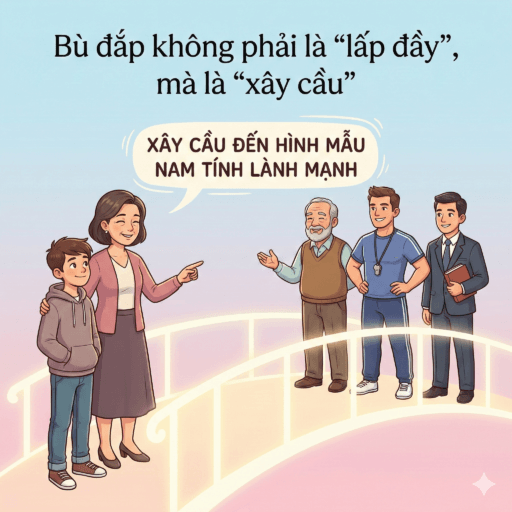 Mẹ đơn thân nuôi con trai tuổi dậy thì - Bù đắp không phải là “lấp đầy”, mà là “xây cầu”
