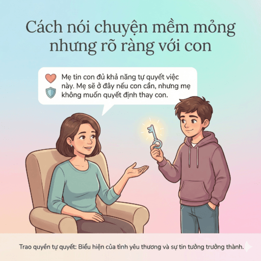 Hội chứng “con trai cưng” (Mama’s Boy) - Cách nói chuyện mềm mỏng nhưng rõ ràng với con