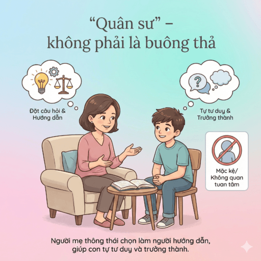 Khi con trai biết yêu - “Quân sư” – không phải là buông thả