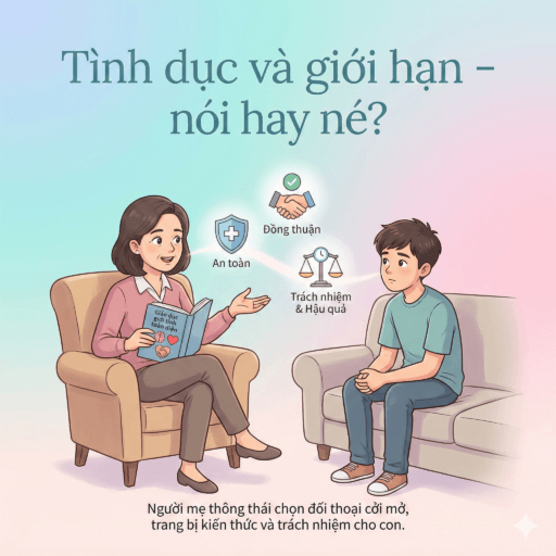 Khi con trai biết yêu - Tình dục và giới hạn – nói hay né?