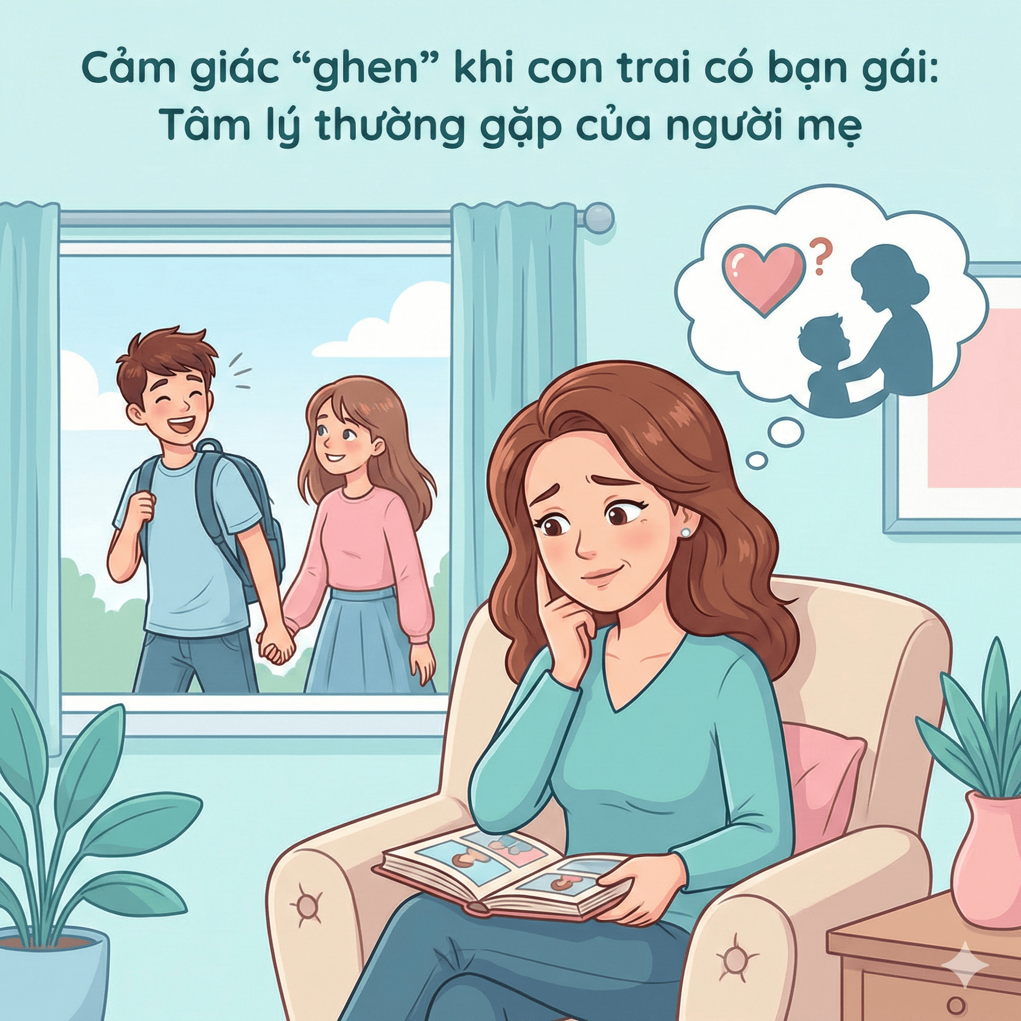 Cảm giác “ghen” khi con trai có bạn gái: Tâm lý thường gặp của người mẹ