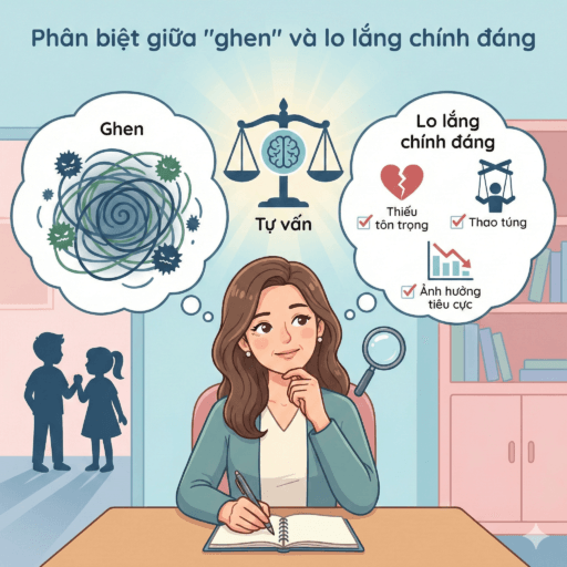 Cảm giác “ghen” khi con trai có bạn gái - Phân biệt giữa “ghen” và lo lắng chính đáng