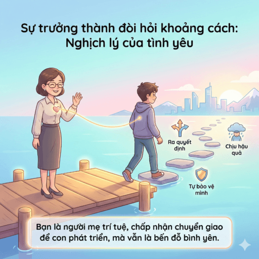 Có phải mẹ đang kiểm soát con trai quá mức cần thiết? - Sự trưởng thành của con trai đòi hỏi khoảng cách