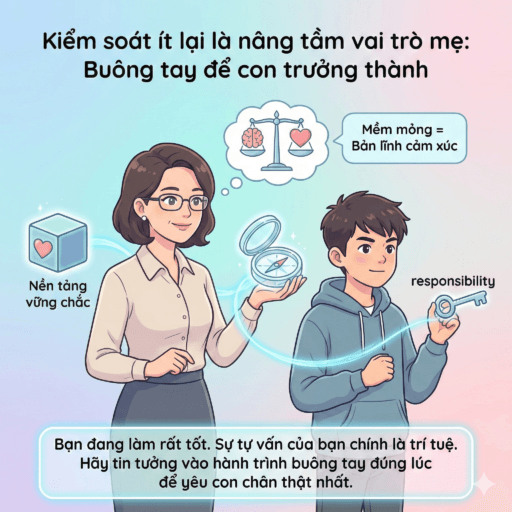 Có phải mẹ đang kiểm soát con trai quá mức cần thiết? - Kiểm soát ít lại không làm giảm vai trò của mẹ