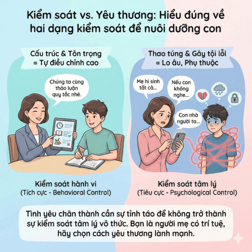 Có phải mẹ đang kiểm soát con trai quá mức cần thiết? - Kiểm soát là gì? Và vì sao nó dễ bị ngụy trang thành “yêu thương”?