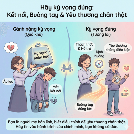 Khi kỳ vọng của mẹ trở thành gánh nặng lên vai con trai - Hãy kỳ vọng đúng