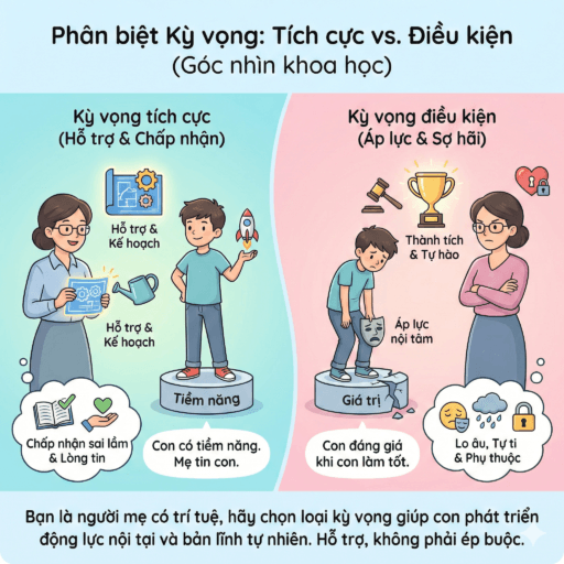 Khi kỳ vọng của mẹ trở thành gánh nặng lên vai con trai - Kỳ vọng, một khái niệm cần được phân biệt rõ