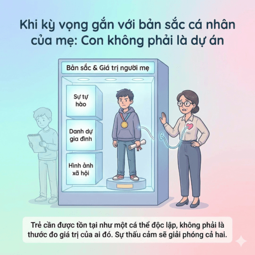 Khi kỳ vọng của mẹ trở thành gánh nặng lên vai con trai - Khi kỳ vọng gắn với bản sắc cá nhân của mẹ