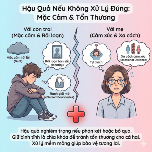 Khi Con Trai Dậy Thì Vẫn Đòi Ngủ Chung Và Sờ Ngực Mẹ - Hậu Quả Nếu Không Xử Lý Đúng