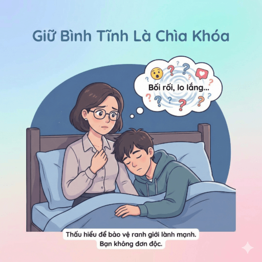 Khi Con Trai Dậy Thì Vẫn Đòi Ngủ Chung Và Sờ Ngực Mẹ - Giữ Bình Tĩnh Là Chìa Khóa