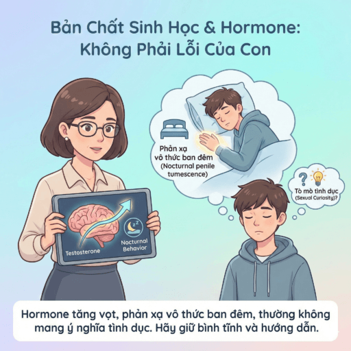 Khi Con Trai Dậy Thì Vẫn Đòi Ngủ Chung Và Sờ Ngực Mẹ - Sinh lý dậy thì và hormone