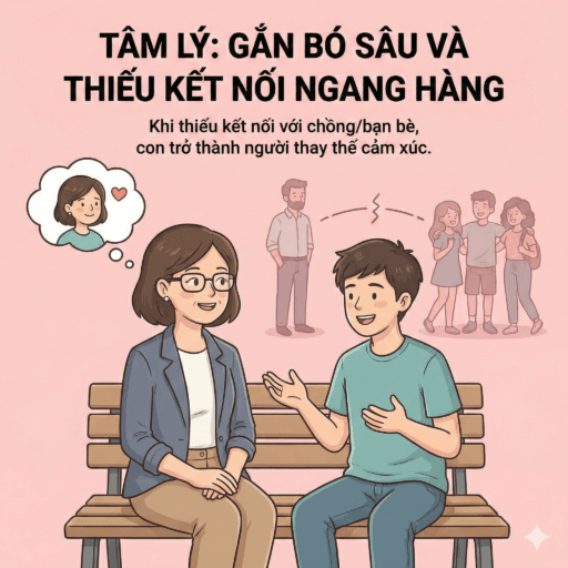 Cảm giác tội lỗi khi mẹ rung động với con trai - Tâm lý: Gắn bó sâu và thiếu kết nối ngang hàng