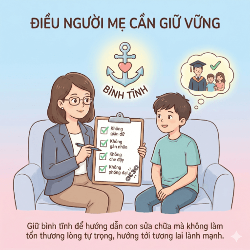 Con trai bị bắt quả tang trộm đồ lót hàng xóm - Điều người mẹ cần giữ vững