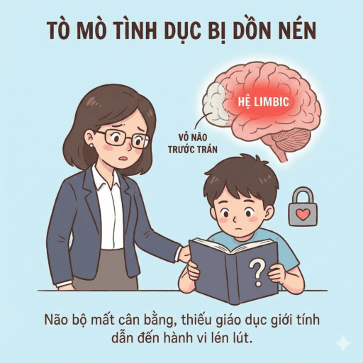 Con trai bị bắt quả tang trộm đồ lót hàng xóm - Tò mò tình dục bị dồn nén