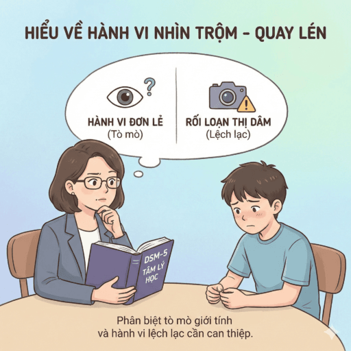 Khi con trai nhìn trộm, quay lén người thân - Nhìn trộm – quay lén là hành vi gì về mặt tâm lý học?