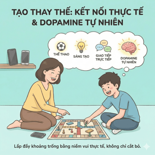 Con trai nghiện điện thoại và cách xử lý của cha mẹ - Tạo thay thế chứ không chỉ cắt bỏ