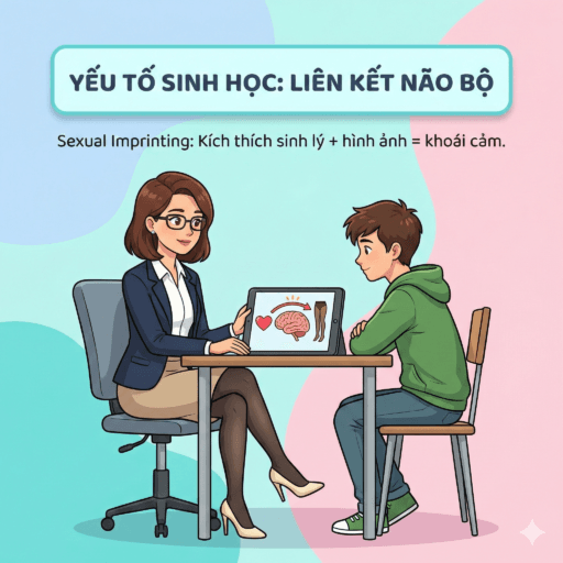 Con trai bị kích thích bởi quần tất (Pantyhose Fetish) - Yếu tố sinh học – Não bộ không phân biệt “cao cấp” và “ngẫu nhiên”