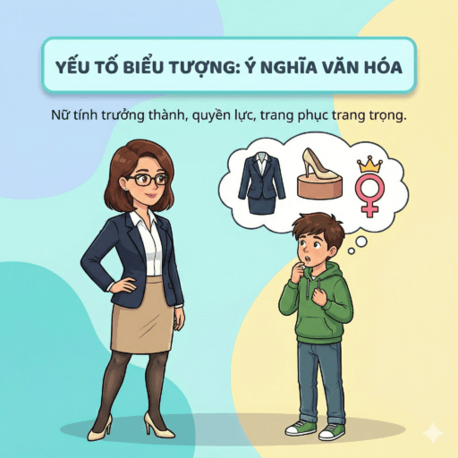 Con trai bị kích thích bởi quần tất (Pantyhose Fetish) - Yếu tố biểu tượng