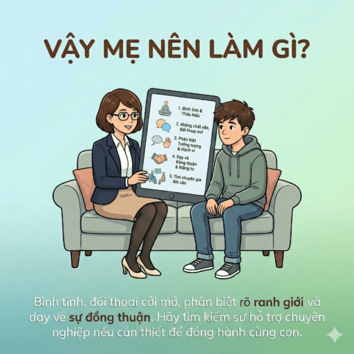 Con trai bị kích thích bởi giày cao gót - Vậy mẹ nên làm gì?