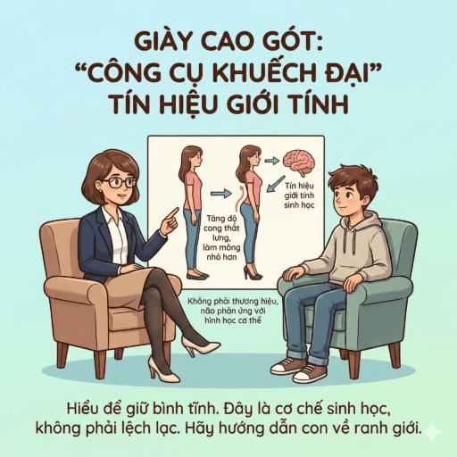 Con trai bị kích thích bởi giày cao gót - Giày cao gót: một “công cụ khuếch đại” tín hiệu giới tính