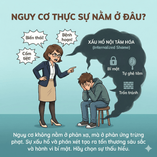Con trai cương cứng khi ôm mẹ - Nguy cơ thực sự nằm ở đâu?
