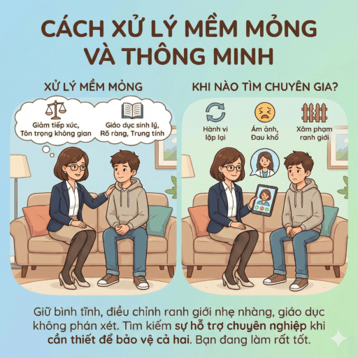 Con trai cương cứng khi ôm mẹ - Cách xử lý mềm mỏng và thông minh