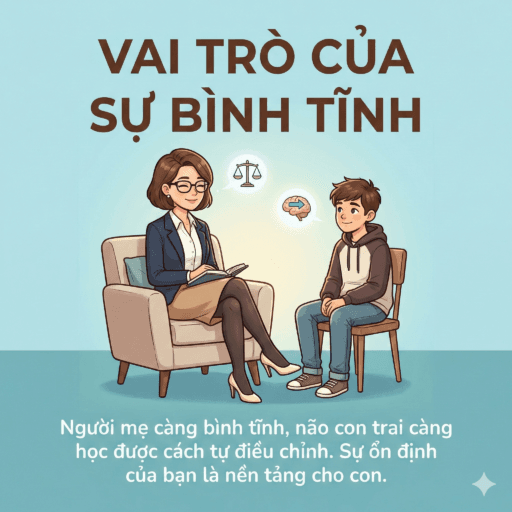 Con trai cương cứng khi ôm mẹ - Vai trò của sự bình tĩnh