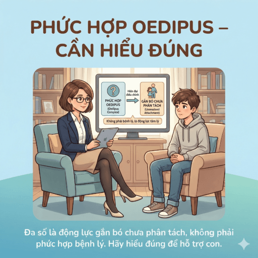 Con trai cương cứng khi ôm mẹ - Phức hợp Oedipus – cần hiểu đúng