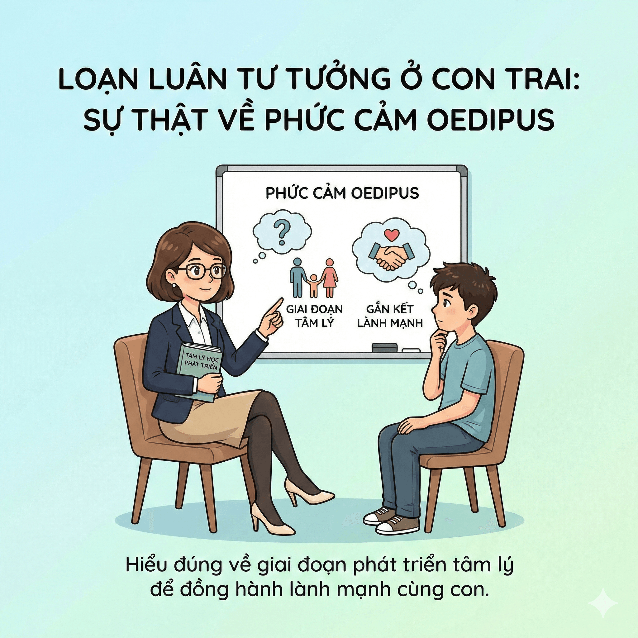 Loạn luân tư tưởng ở con trai: Sự thật về Phức cảm Oedipus