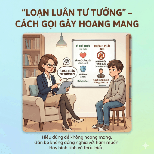 Loạn luân tư tưởng ở con trai - “Loạn luân tư tưởng” – cách gọi gây hoang mang