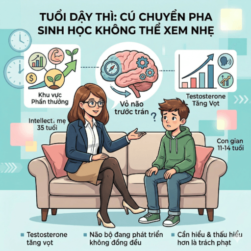 Khi nào mẹ đơn thân phải “ra ở riêng” với con trai tuổi dậy thì? - Tuổi dậy thì: Cú chuyển pha sinh học không thể xem nhẹ