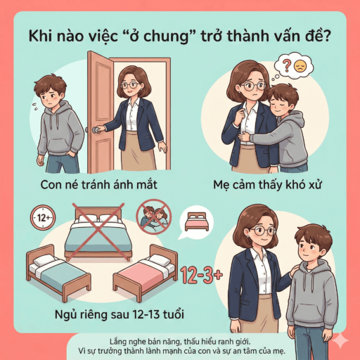 Khi nào mẹ đơn thân phải “ra ở riêng” với con trai tuổi dậy thì? - Khi nào việc “ở chung” trở thành vấn đề?