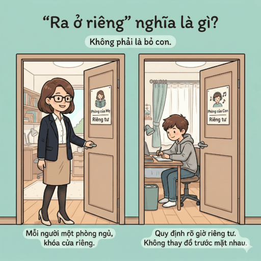 Khi nào mẹ đơn thân phải “ra ở riêng” với con trai tuổi dậy thì? - “Ra ở riêng” nghĩa là gì?