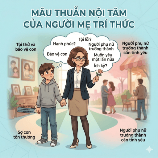 Mẹ đơn thân có bạn trai mới - Trải nghiệm nội tâm của những bà mẹ