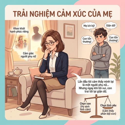 Khi con trai ghét bạn trai của mẹ - Trải nghiệm cảm xúc của mẹ