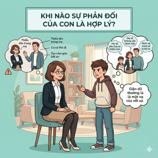 Khi con trai ghét bạn trai của mẹ - Khi nào sự phản đối của con là hợp lý?
