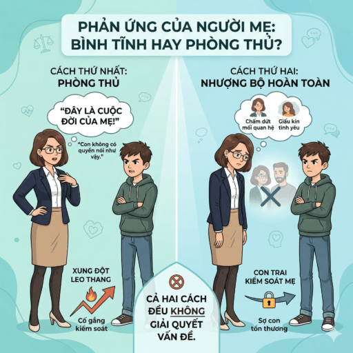 Khi con trai ghét bạn trai của mẹ - Phản ứng của người mẹ: bình tĩnh hay phòng thủ?