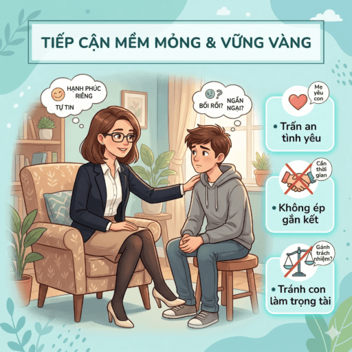 Khi con trai ghét bạn trai của mẹ - Cách tiếp cận mềm mỏng nhưng vững vàng